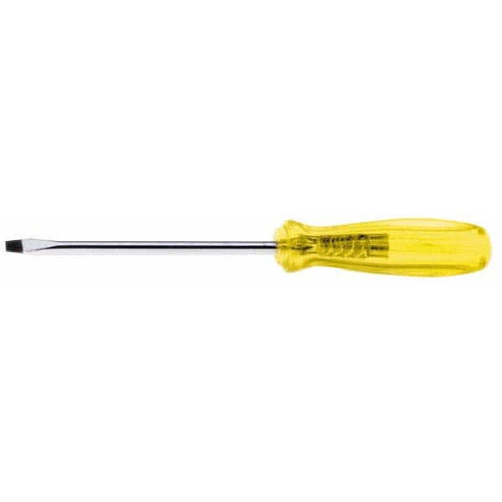 Urrea 9606 Slotted Screwdriver: 5/16" Width, 10-3/8" OAL, 6" Blade Length