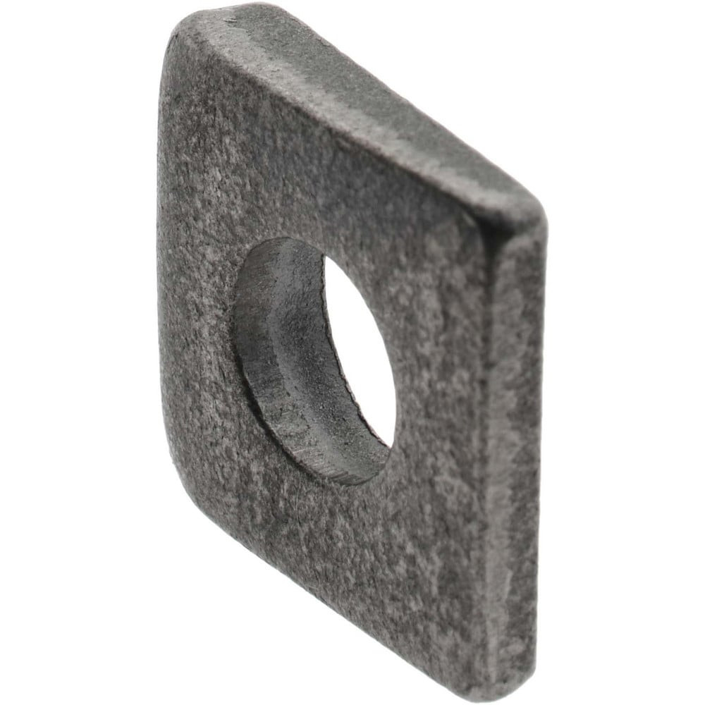 Value Collection 32790 Beveled Square Washers; Material: Low-Carbon Steel ; Minimum Thickness (Inch): 7/32 ; Bolt Size (Inch): 1/4 ; Inside Diameter (Inch): 5/16