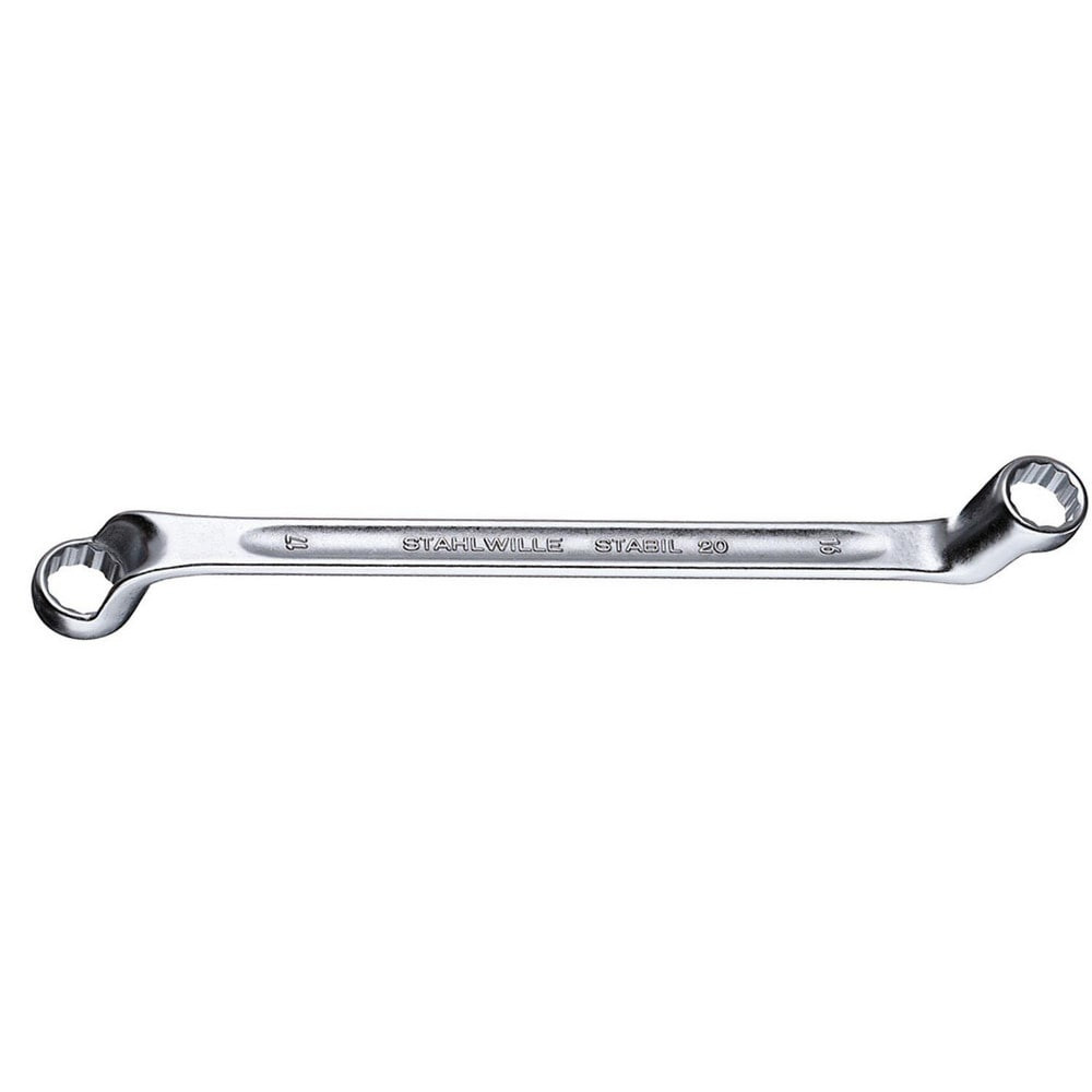 Stahlwille 41041013 Box Wrenches; Wrench Type: Offset Box End Wrench ; Size (mm): 10 x 13 ; Double/Single End: Double ; Wrench Shape: Straight ; Material: Chrome Alloy Steel ; Finish: Chrome