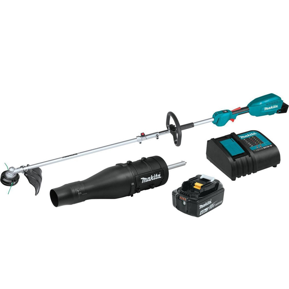 Makita XUX02SM1X3 Hedge Trimmer: Battery Power, Double-Sided Blade, 17" Cutting Width