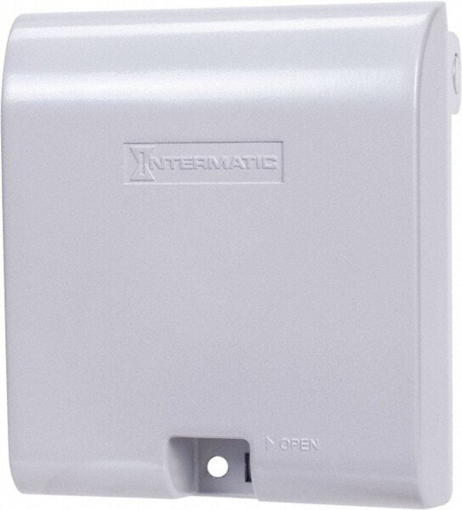 Intermatic WP1030MXD Weather Proof Receptacle Electrical Box Cover: Aluminum