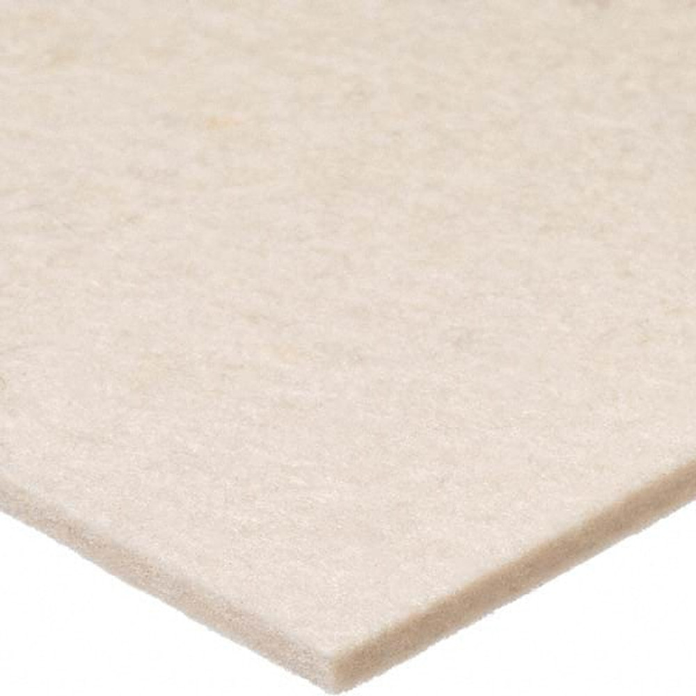 USA Industrials BULK-FS-F1-14 12 x 12 x 1/8" White Pressed Wool Felt Sheet