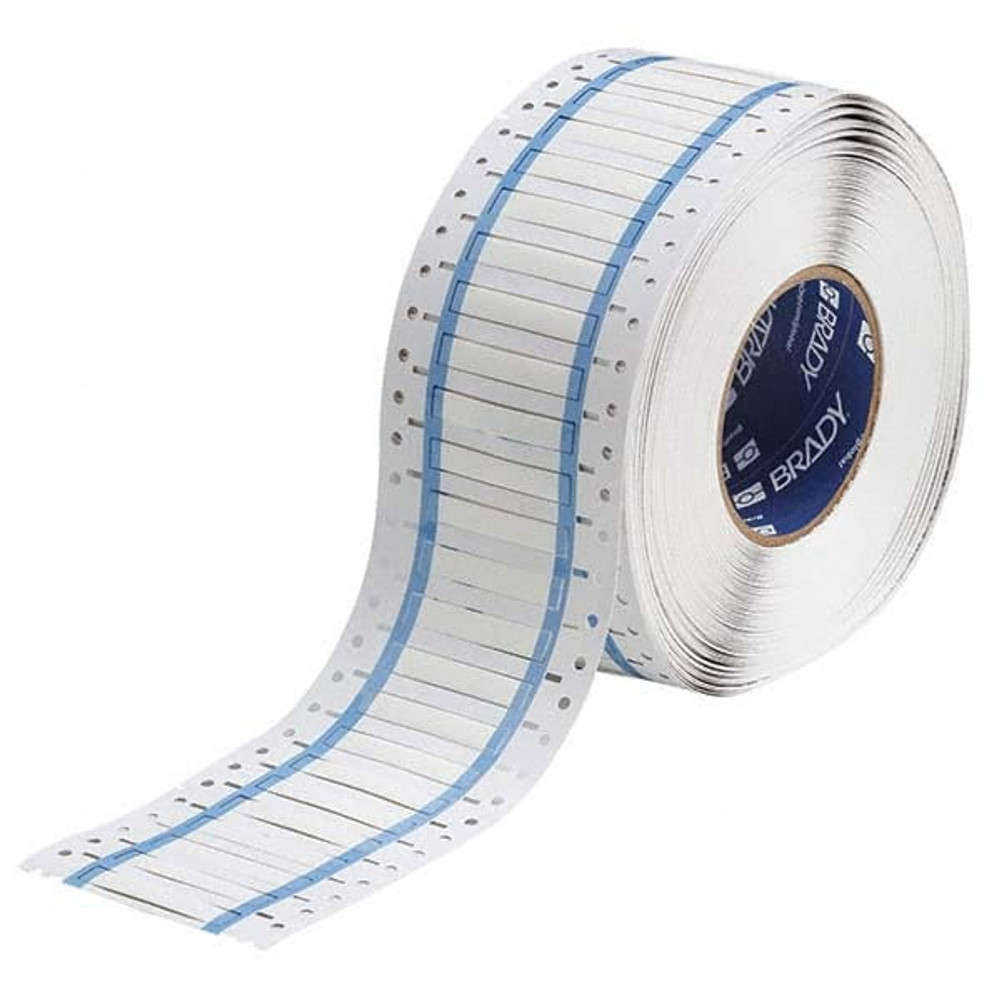 Brady 32511 Label Maker Label: White, Polyolefin, 2,500 per Roll