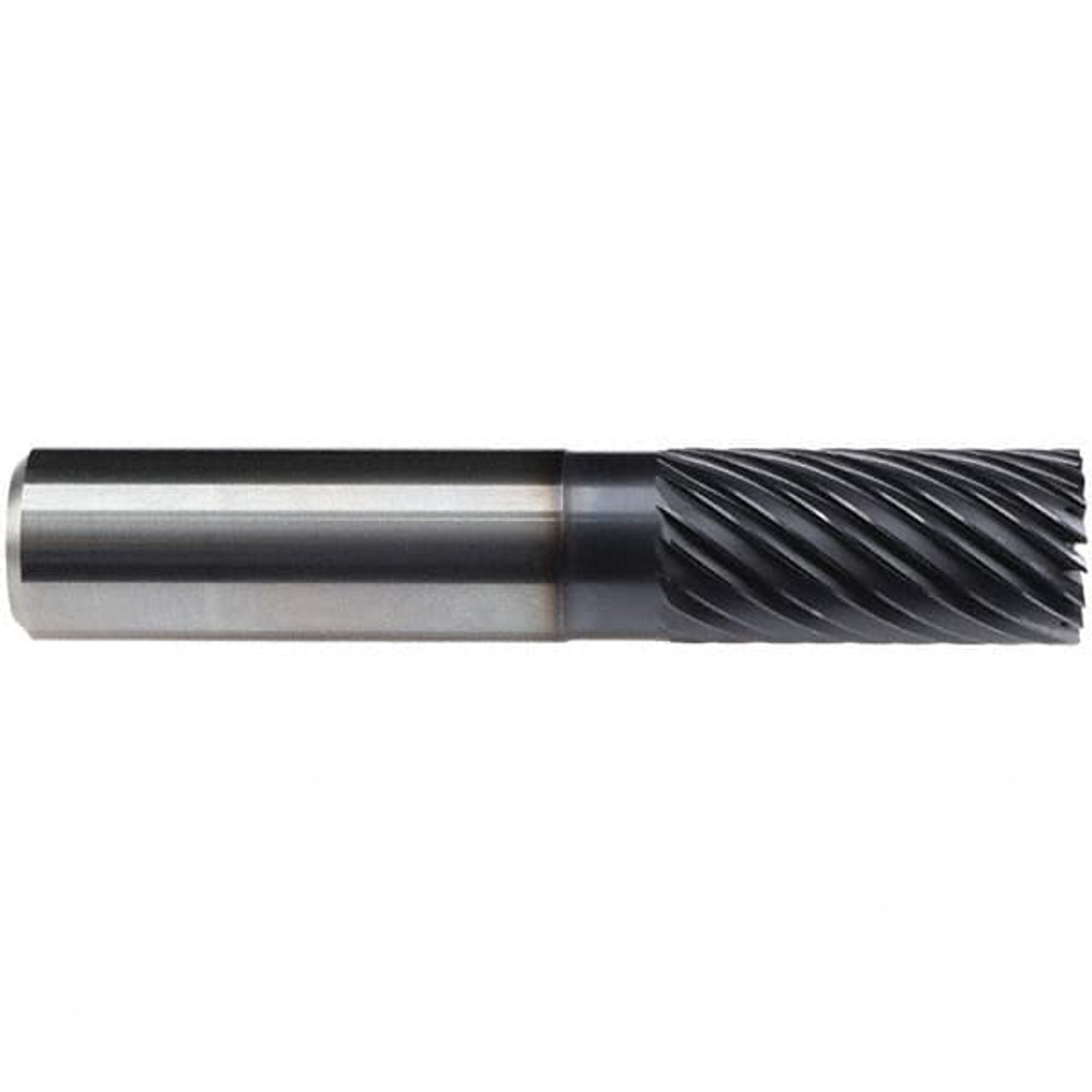 Emuge 2887A.0625 5/8" Diam 16-Flute 40° Solid Carbide 0.004" Chamfer Length Square Roughing & Finishing End Mill