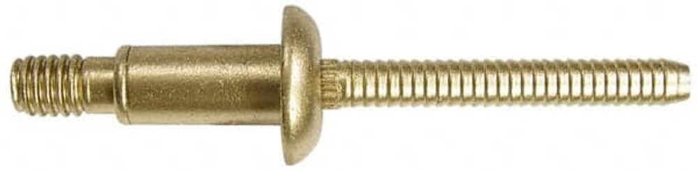 Marson MBP-R6-M6-PKT Structural Blind Rivet: Protruding Head, Steel Body, Steel Mandrel