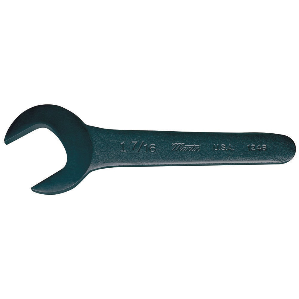 Martin Tools BLK1238 Service Open End Wrench: Single End Head, Single Ended