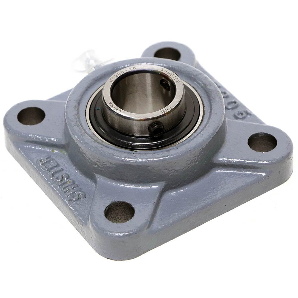 Shuster 08778565 UCF206-18, 1-1/8" ID, 4-1/4" OAL x 4-1/4" OAH, 4-Bolt Flange Bearing