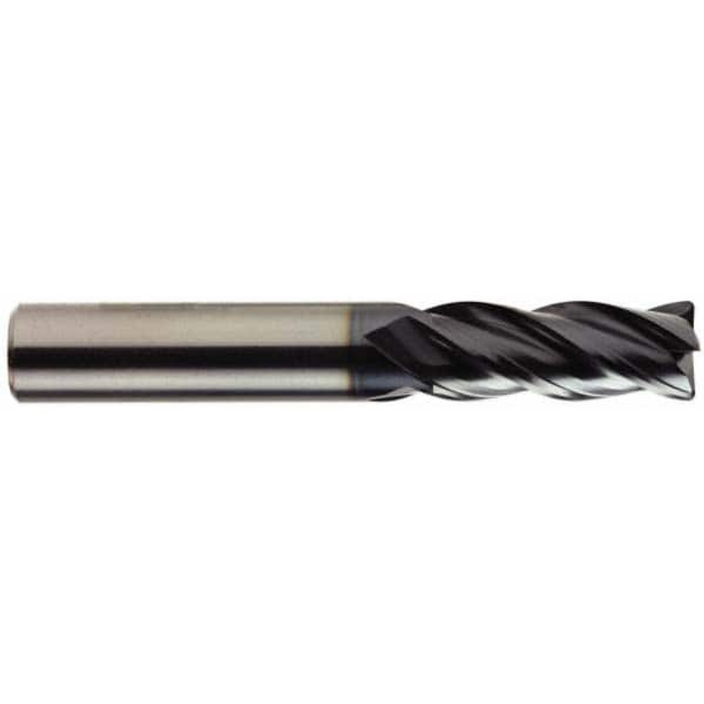 OSG VG434-4375 Corner Radius End Mill: 7/16" Dia, 1" LOC, 0.015" Radius, 4 Flutes, Solid Carbide