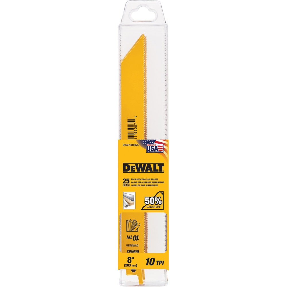 DeWALT DWAR1810B25 Reciprocating Saw Blade: Bi-Metal