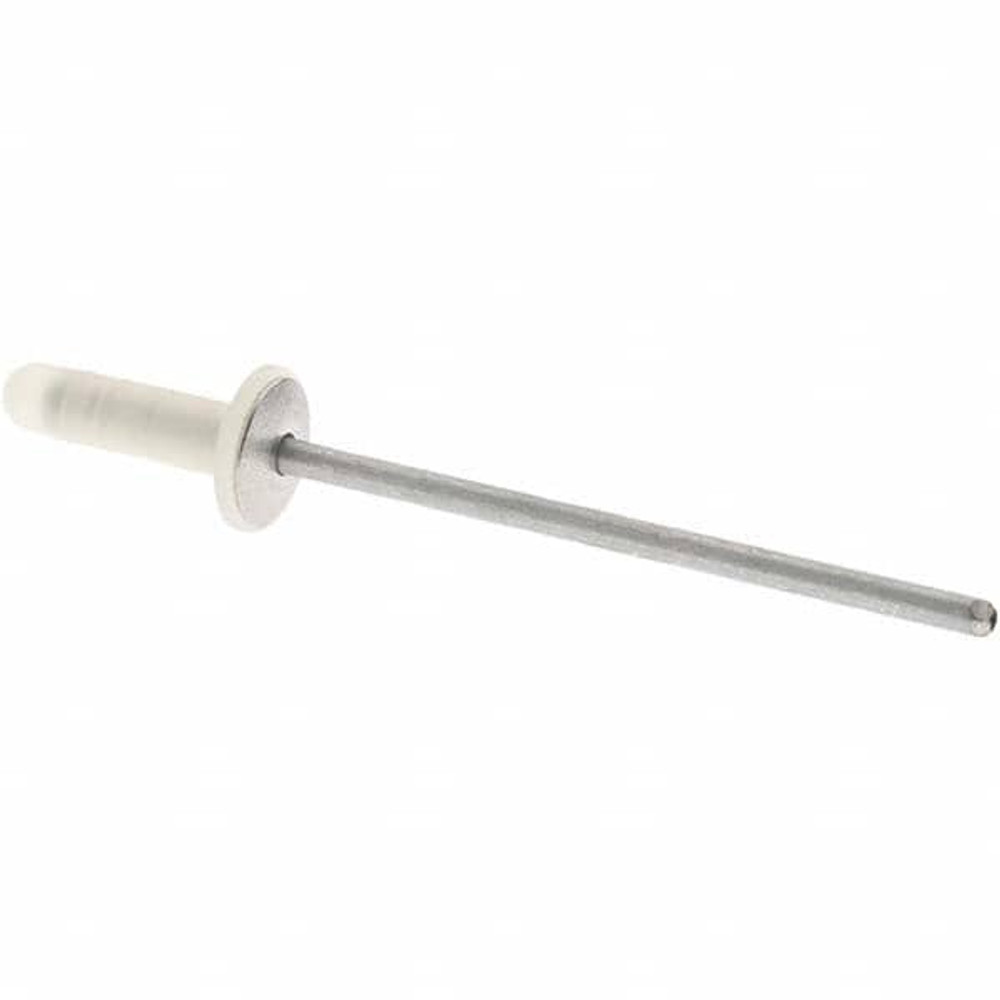 Au-Ve-Co Products 20628 Closed End Sealing Blind Rivet: Large Flange Head, Aluminum Body, Steel Mandrel