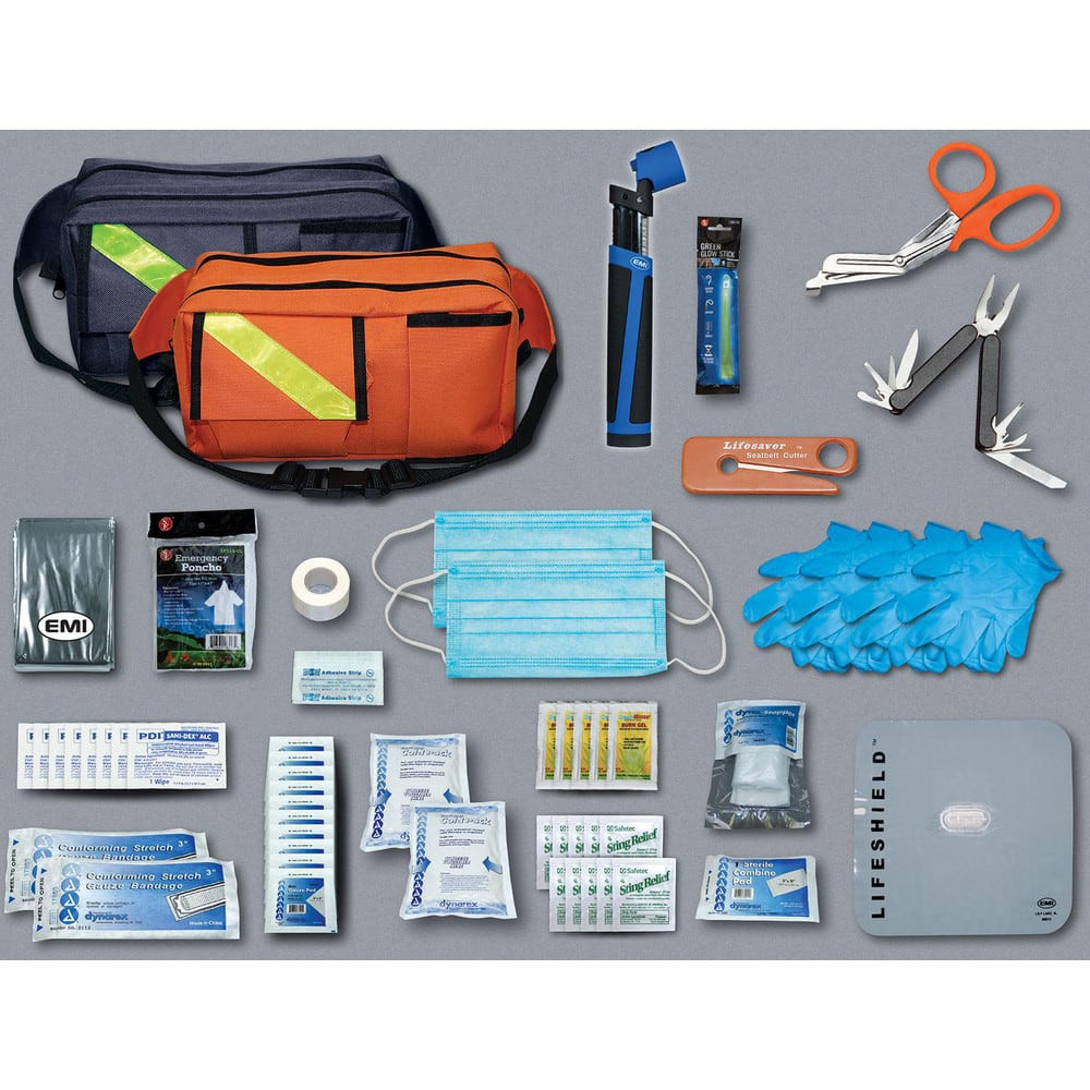 EMI 7014 Emergency Prep Kits; Kit Type: Auto Rescue ; Container Material: Nylon ; Overall Length: 12.00 ; Overall Height: 10 ; Overall Width: 10