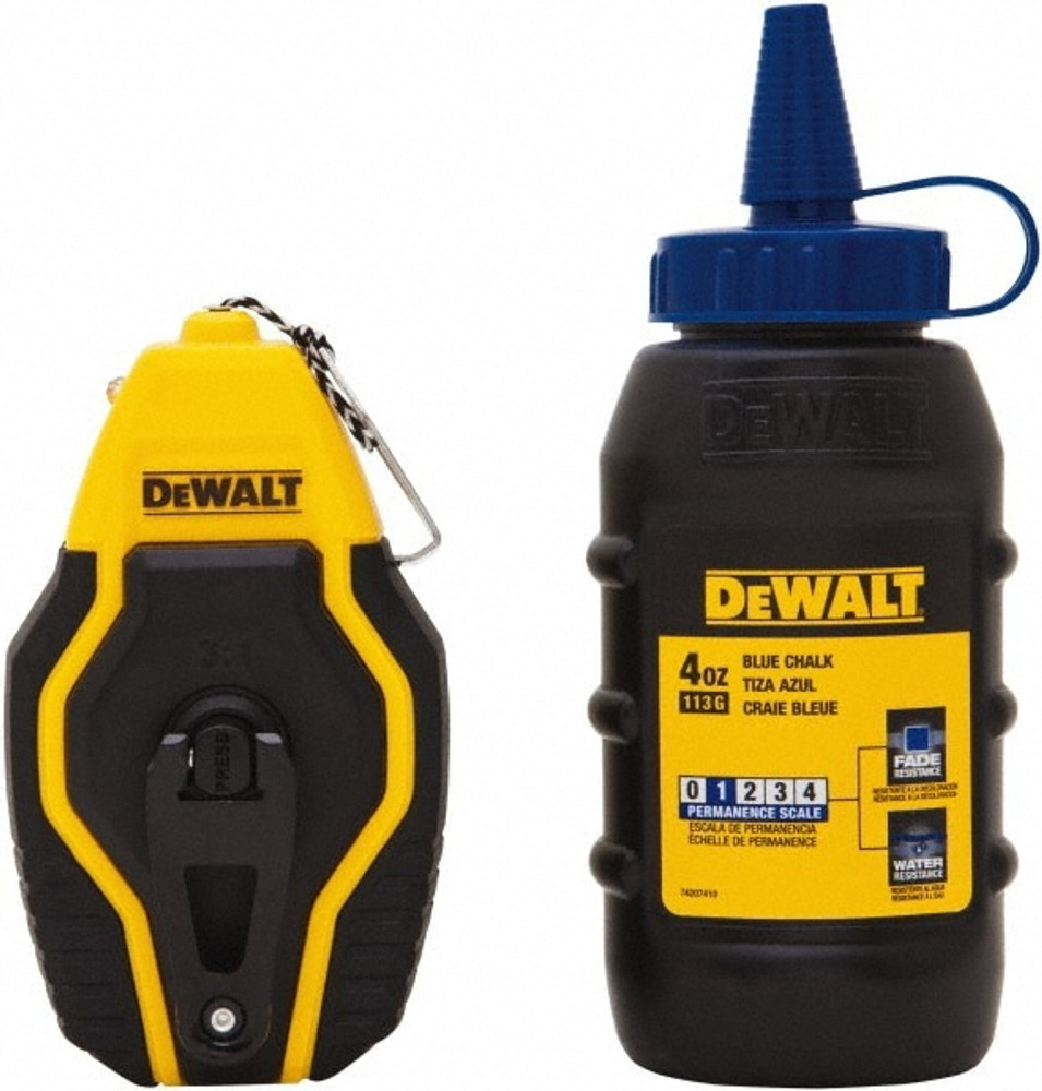 DeWALT DWHT47257L 30' Long Reel & Chalk Set