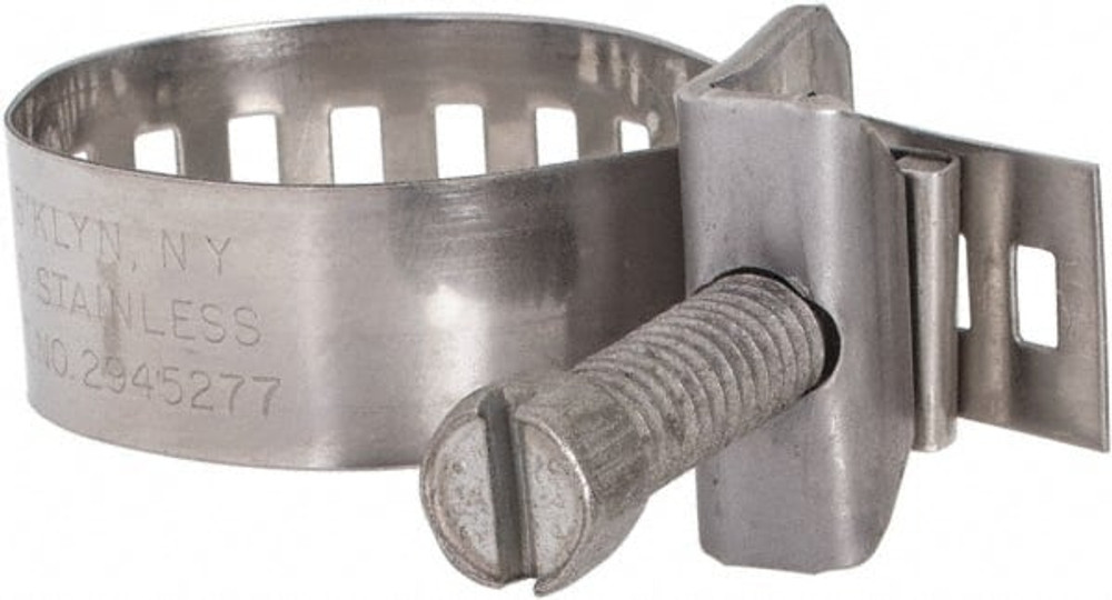 IDEAL TRIDON 6912051 Worm Gear Clamp: SAE 12, 11/16 to 1-1/4" Dia, Stainless Steel Band