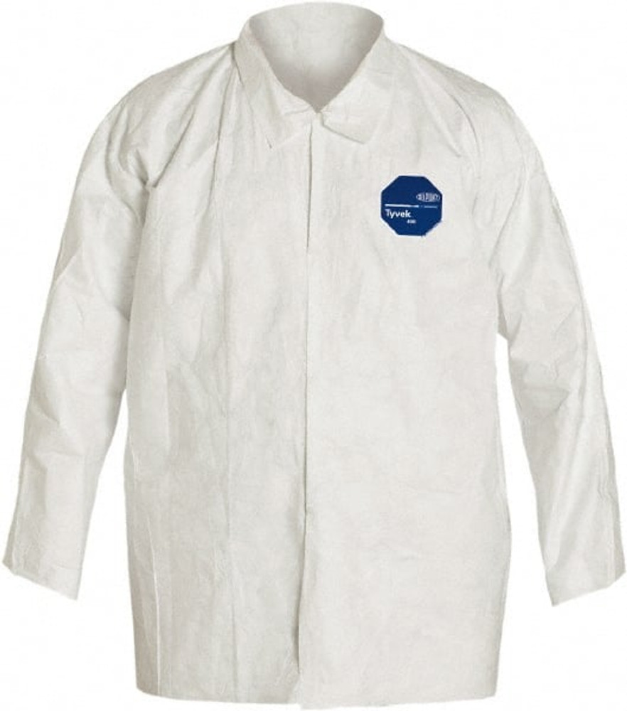 Dupont TY303SWHLG00500 50 Qty 1 Pack Size L, White, General Purpose, Long Sleeve Shirt