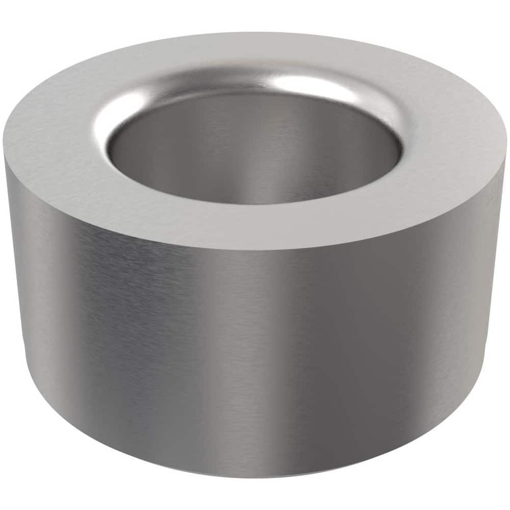 Jergens 49802SS Modular Fixturing Liners; Liner Type: Secondary; System Compatibility: Ball Lock; Outside Diameter (Decimal Inch): 1.3772 in; Inside Diameter (mm): 20 mm; Outside Diameter Tolerance: -0.0004 in; Plate Thickness Tolerance: 10.005 in; P