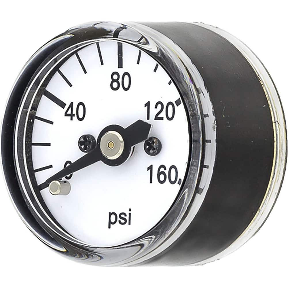 PIC Gauges 102D-108F Pressure Gauges; Gauge Type: Utility Gauge ; Scale Type: Dual ; Accuracy (%): 3-2-3% ; Dial Type: Analog ; Thread Type: NPT ; Bourdon Tube Material: Bronze