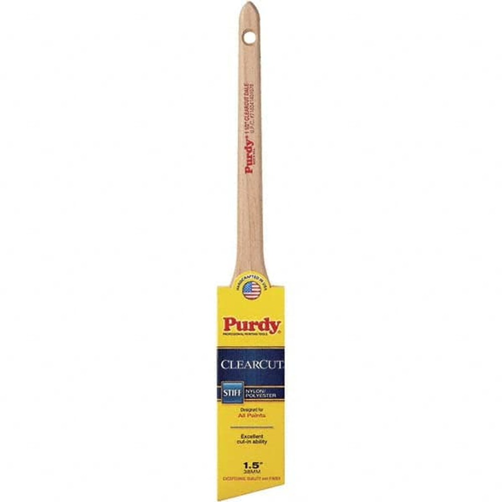 Purdy 144080115 Paint Brush: 1-1/2" Wide, Nylon, Synthetic Bristle