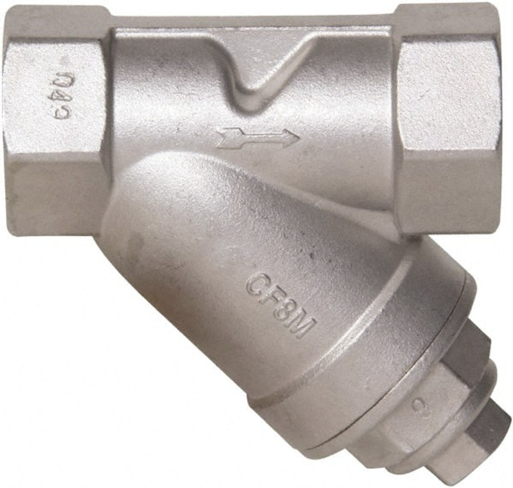Value Collection 9714000585JP 1/4" Pipe, Female NPT Ends, 316 Stainless Steel Y-Strainer