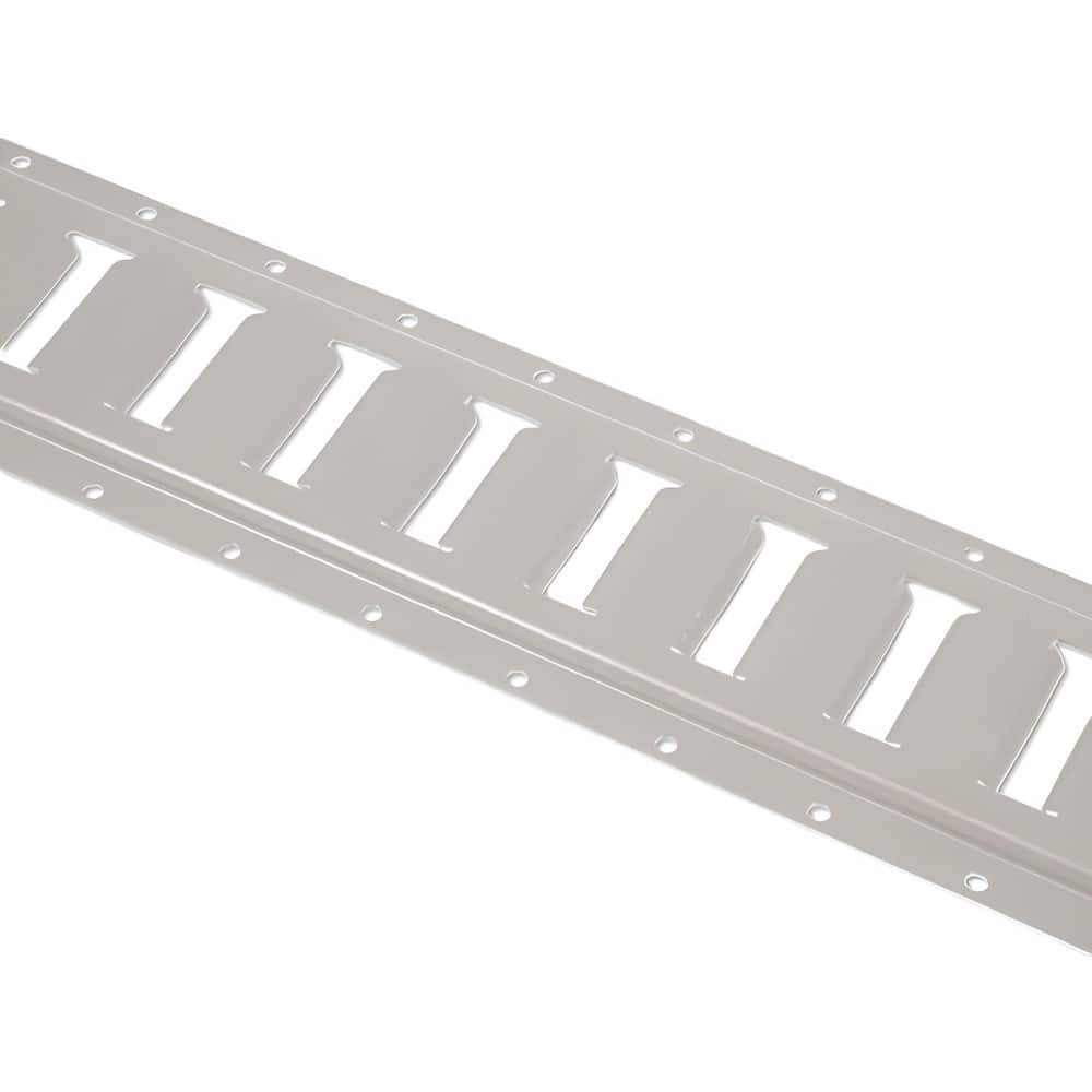 US Cargo Control HET5P-G Vertical & Horizontal Track; Product Type: E-Track ; Position: Horizontal ; Overall Depth (Decimal Inch): 0.4300 ; Overall Width (Decimal Inch - 4 Decimals): 4.8700 ; Overall Length (Feet): 5.00 ; Mounting Hole Diameter (mm):