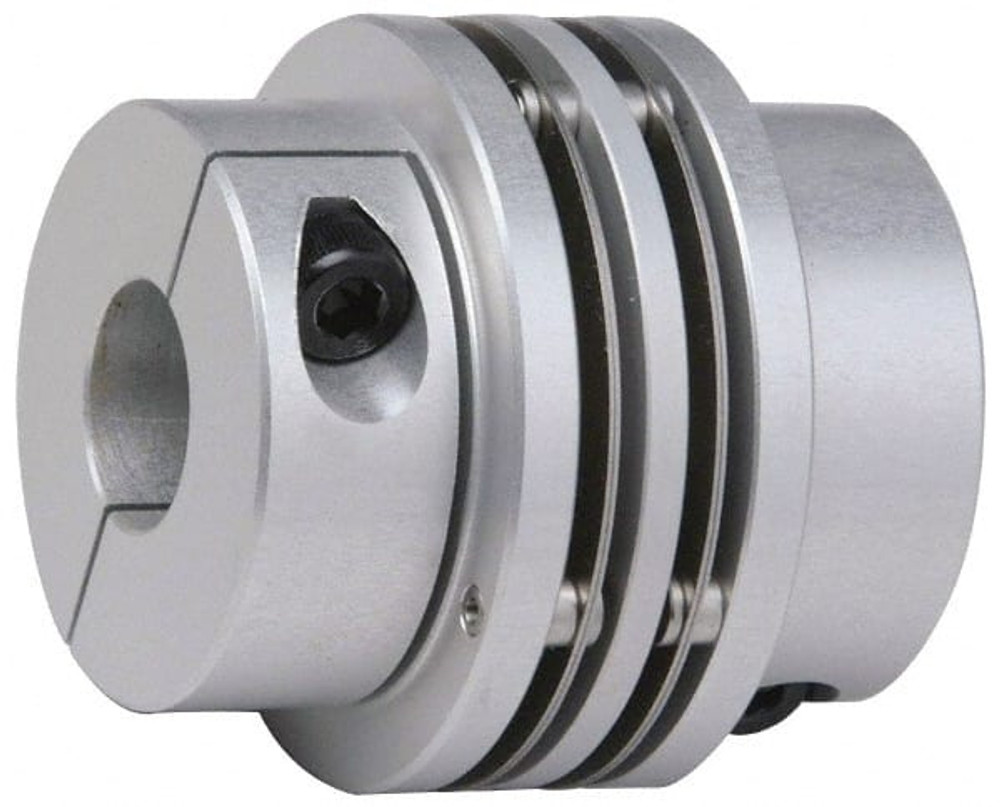 Lovejoy 68514477161 Flexible Coupling: Aluminum hubs with Stainless Steel Discs, 3/16" Pipe, 1.57" OAL