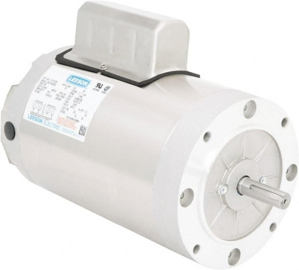 Leeson 117179.00 Single Phase AC Motor: TENV Enclosure