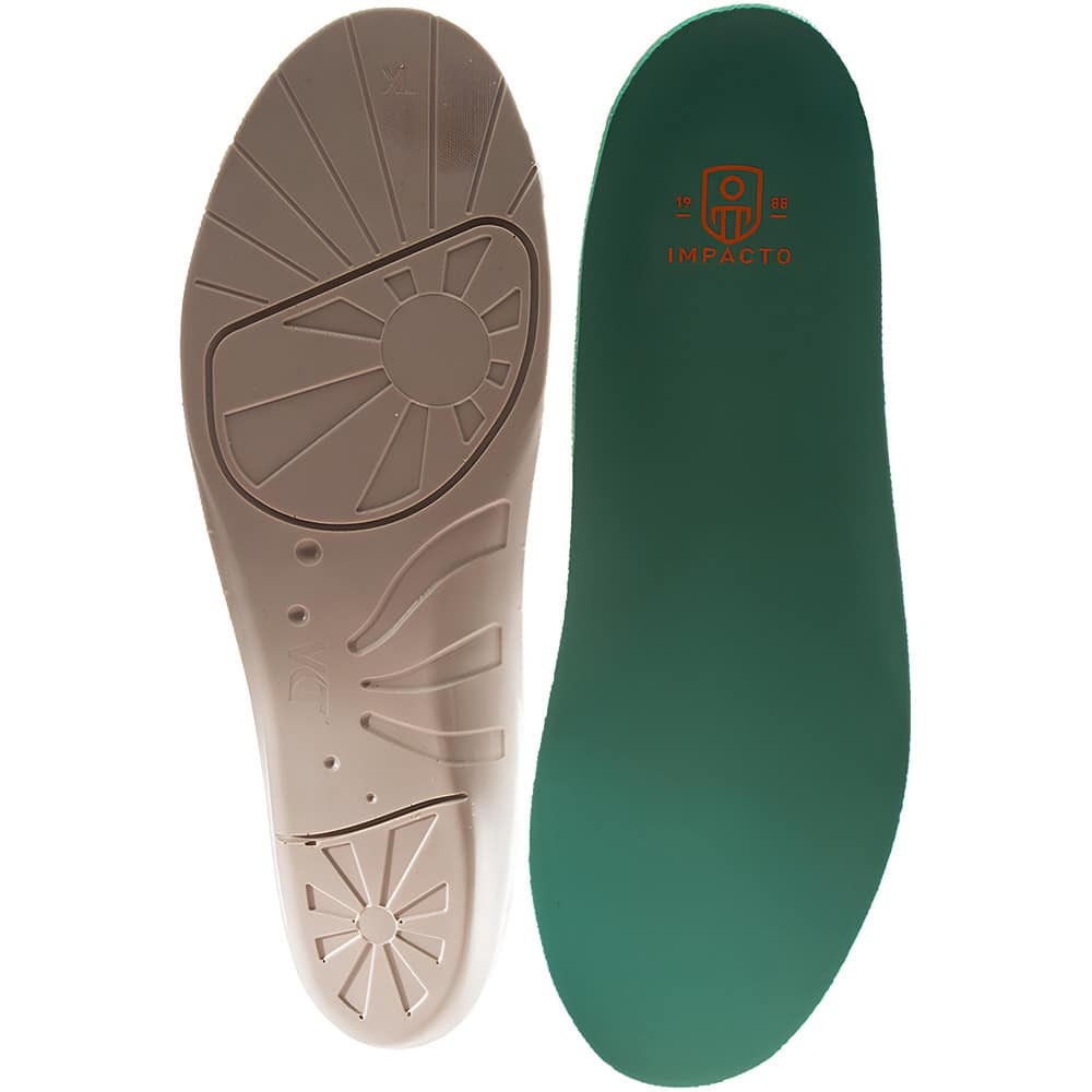 Impacto ASMOLDG Insoles; Support Type: Comfort Insole ; Gender: Men ; Material: Closed Cell Foam ; Fits Men's Shoe Size: 13-14