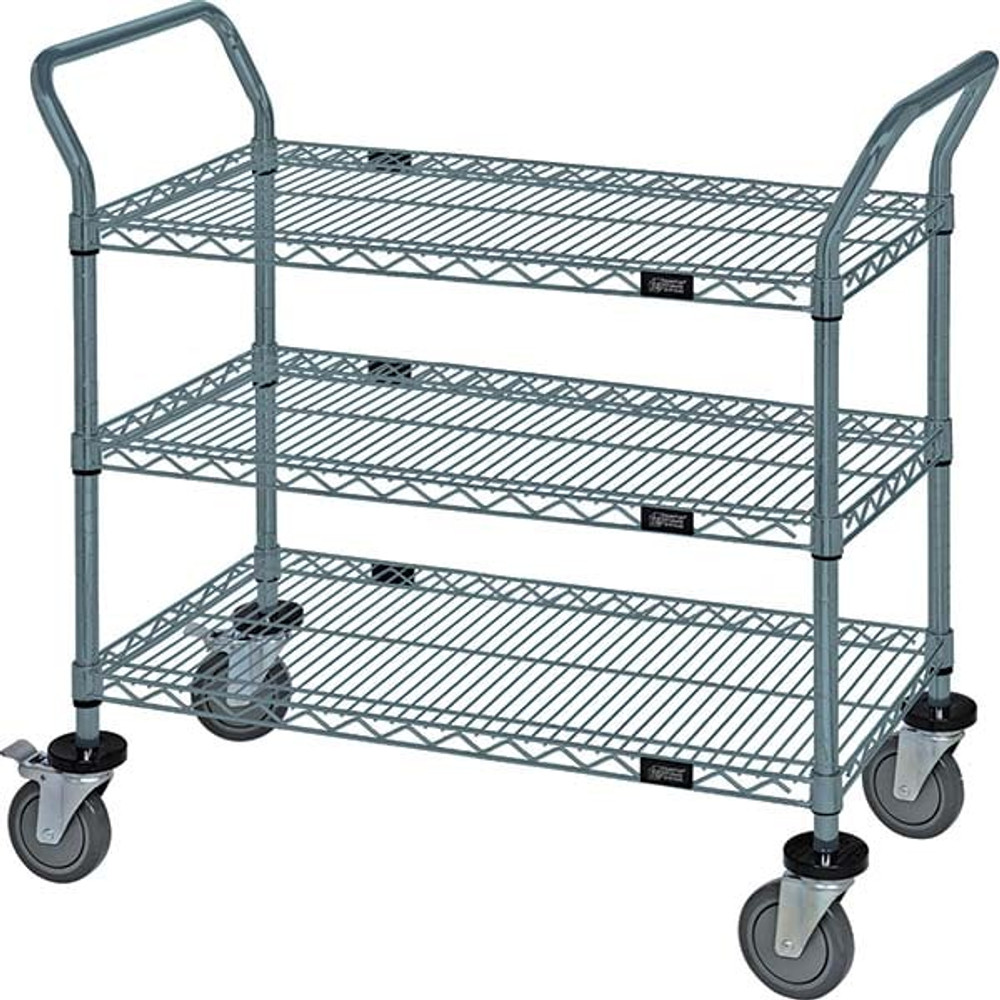 Quantum Storage WRC-2448GY-3 Utility Cart: Steel, Gray