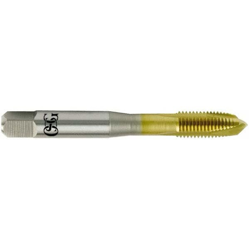 OSG 1111505105 Spiral Point Tap: M10x1.50 Metric Coarse, 3 Flutes, Plug, Vanadium High Speed Steel, TiN Coated