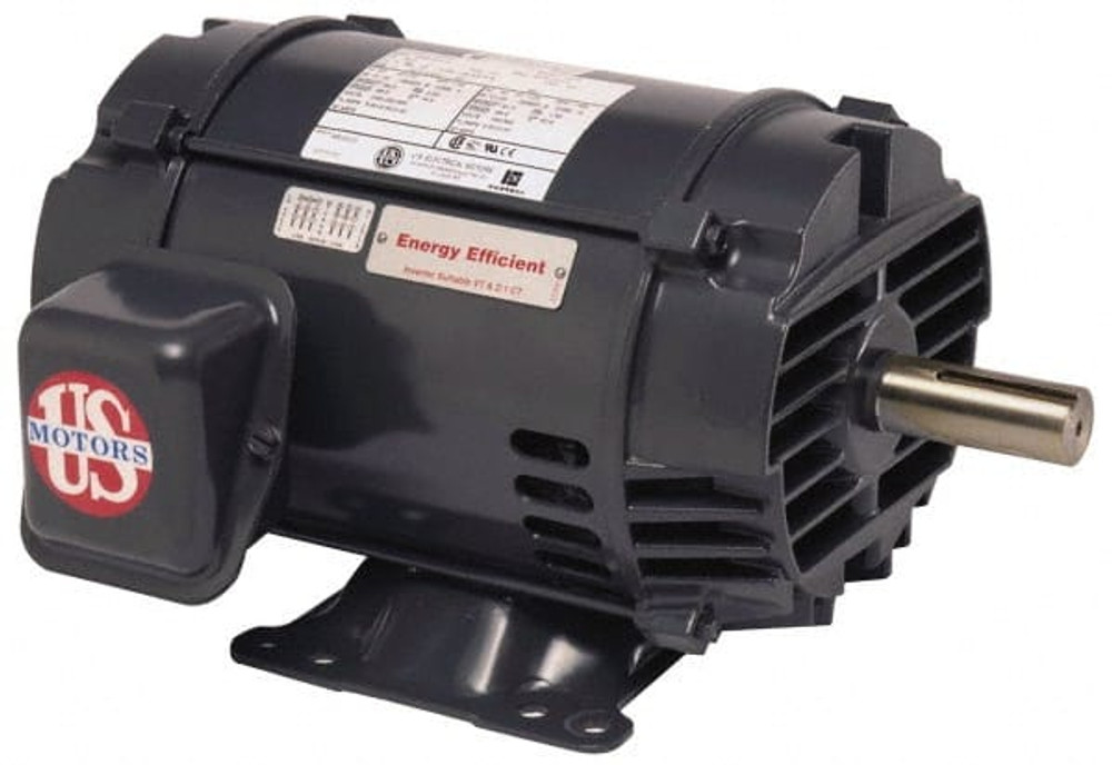 US Motors D75E2E Three Phase Energy Efficient AC Motor: ODP Enclosure