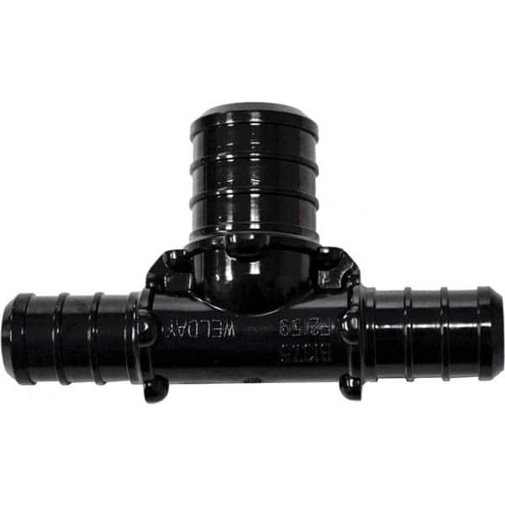 Jones Stephens C76770 Plastic Pipe Fittings; Fitting Type: Reducer ; Fitting Size: 1 x 1 x 1/2 in ; End Connection: Pex ; Color: Black ; Lead Free: Yes