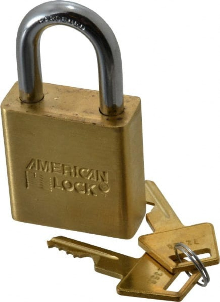 American Lock A5560 Padlock: Steel & Brass