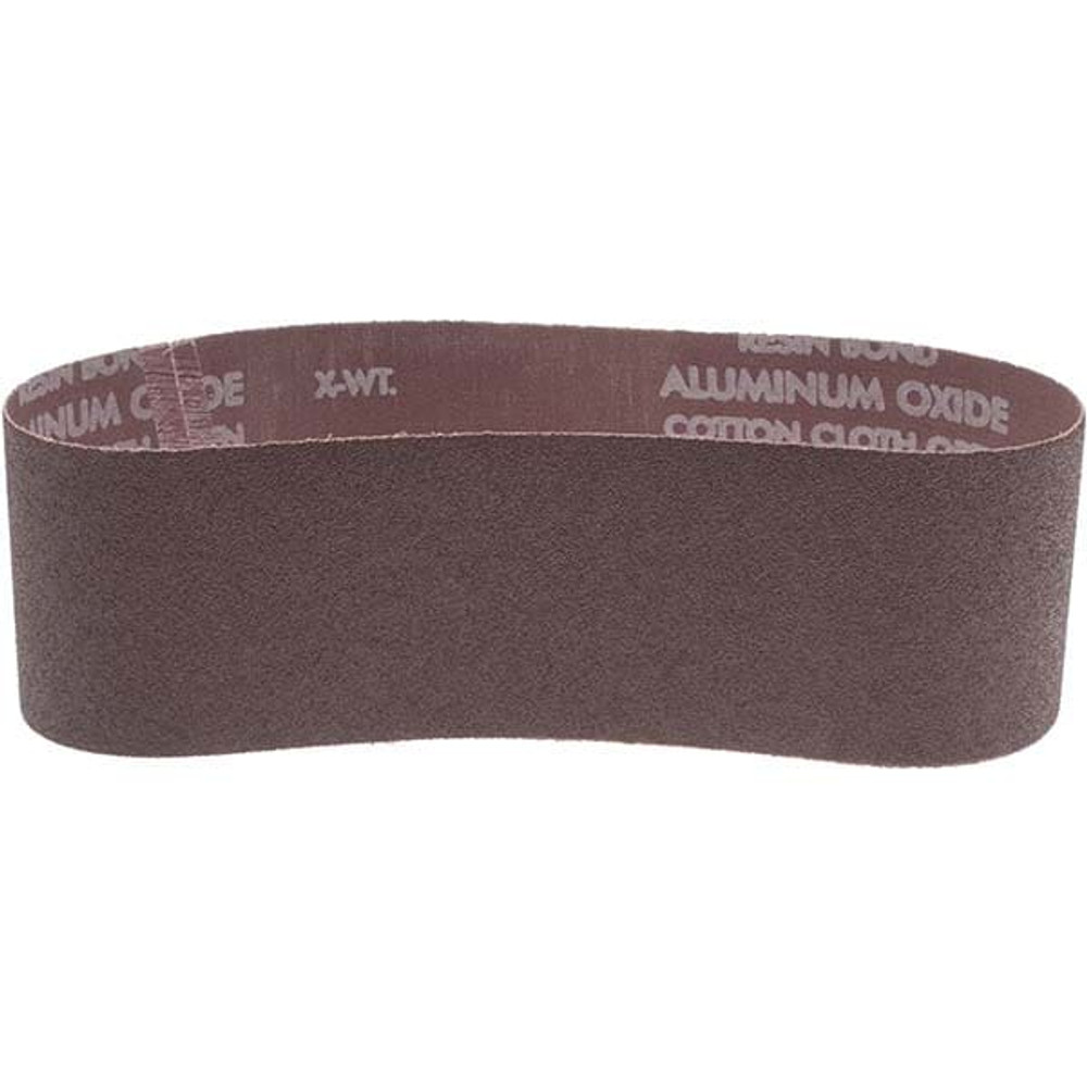 Norton 78072727934 Abrasive Belt:  3" Wide, 24" OAL, 80 Grit, Aluminum Oxide