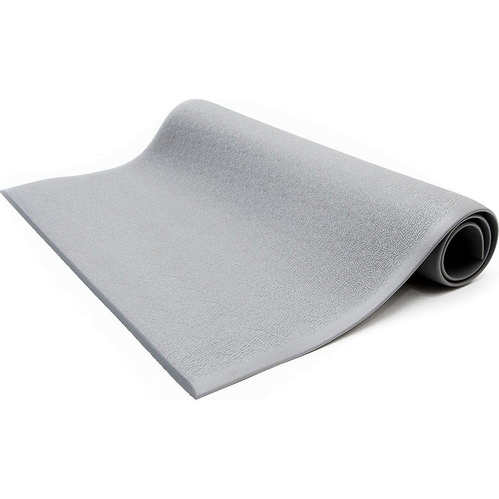 Bertech AFTX38-2X3GRBEV Anti-Fatigue Mat: 3' Length, 2' Wide, 3/8" Thick, Vinyl, Beveled Edge, Light-Duty