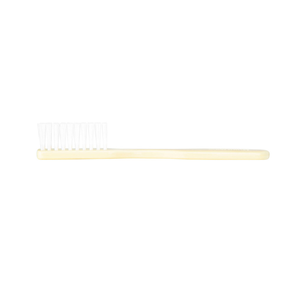 Dukal Corporation  TB20I Toothbrush, 30 Tuft, Ivory Handle, White Nylon Bristles, 144/bx, 10 bx/cs (36 cs/plt)