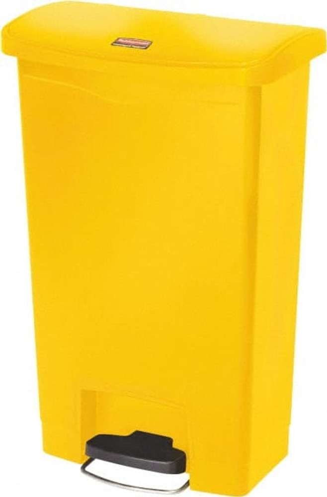 Rubbermaid 1883575 13 Gal Rectangle Unlabeled Trash Can