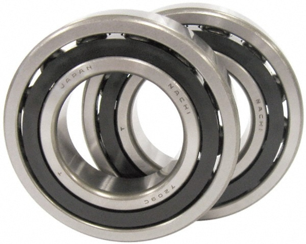 Nachi 7017 CYDU P4 Angular Contact Ball Bearing: 85 mm Bore Dia, 130 mm OD, 22 mm OAW, Without Flange