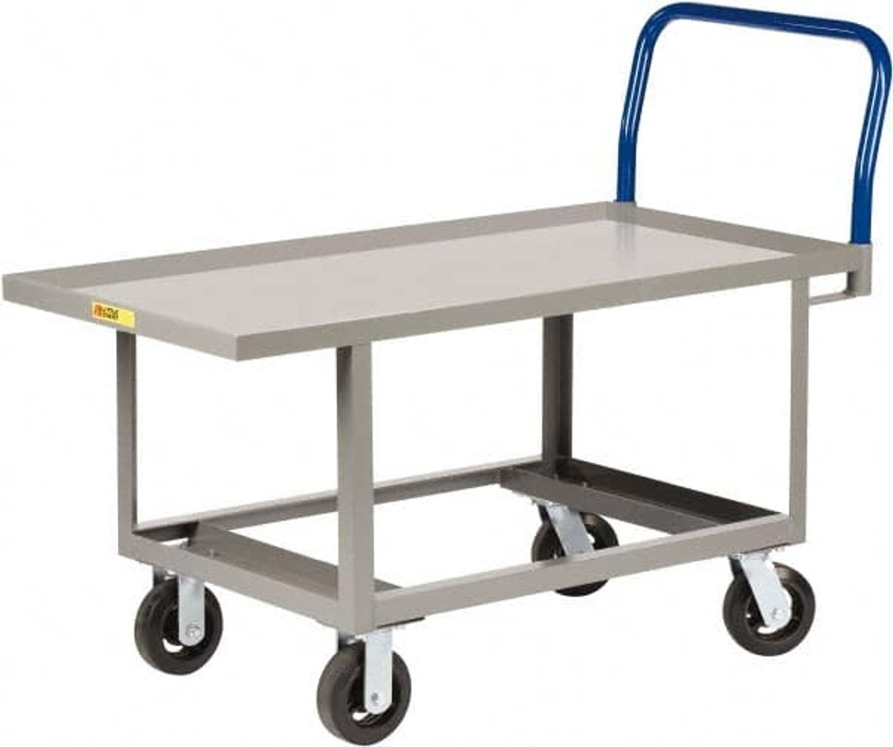 Little Giant. RNL-3048-6MR Platform Truck: 2,000 lb Capacity, Steel Deck, 48" Long, 26" High