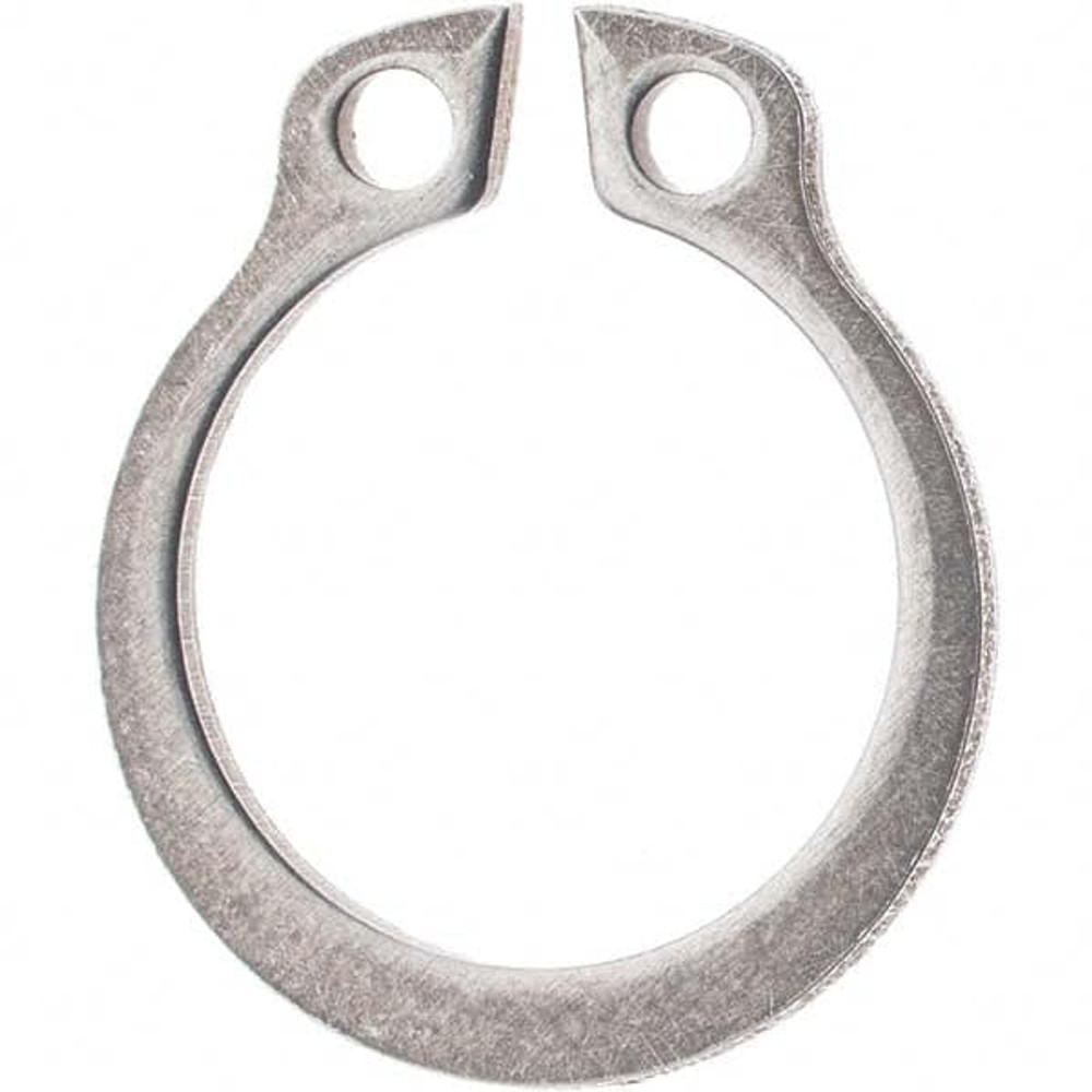 Rotor Clip DSH-27SG External SH Style Retaining Ring: 25.6 mm Groove Dia, 27 mm Shaft Dia, DIN 1.4122 Stainless Steel