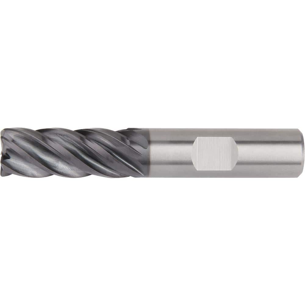 Widia 5577115 Corner Radius End Mill: 1/2" Dia, 1-1/4" LOC, 5 Flutes, Solid Carbide