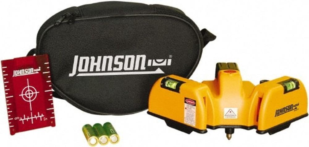 Johnson Level & Tool 40-6618 Line Laser Level: 2 Beams, Red Beam