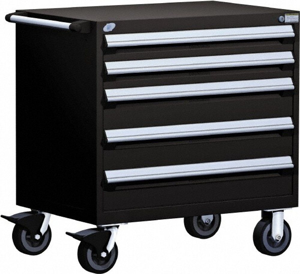 Rousseau Metal R5BDG-3005-091 Steel Tool Roller Cabinet: 5 Drawers