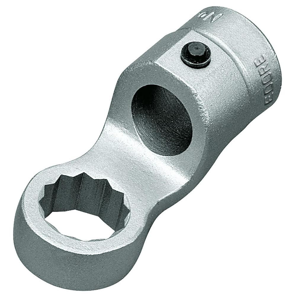 Gedore 7713760 Torque Wrench Accessories; Accessory Type: Torque Adapter ; For Use With: 16 Z Torque Wrench ; Overall Width: 24 ; Additional Information: Ring End Fitting for Accessing Bolts in Cramped and Hard-to-Reach Locations