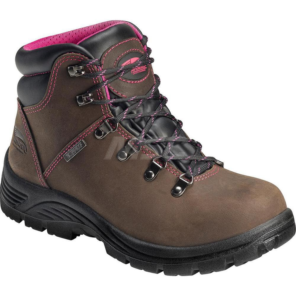 Footwear Specialities Int'l A7125-9M Work Boot: 6" High, Leather, Steel & Safety Toe,