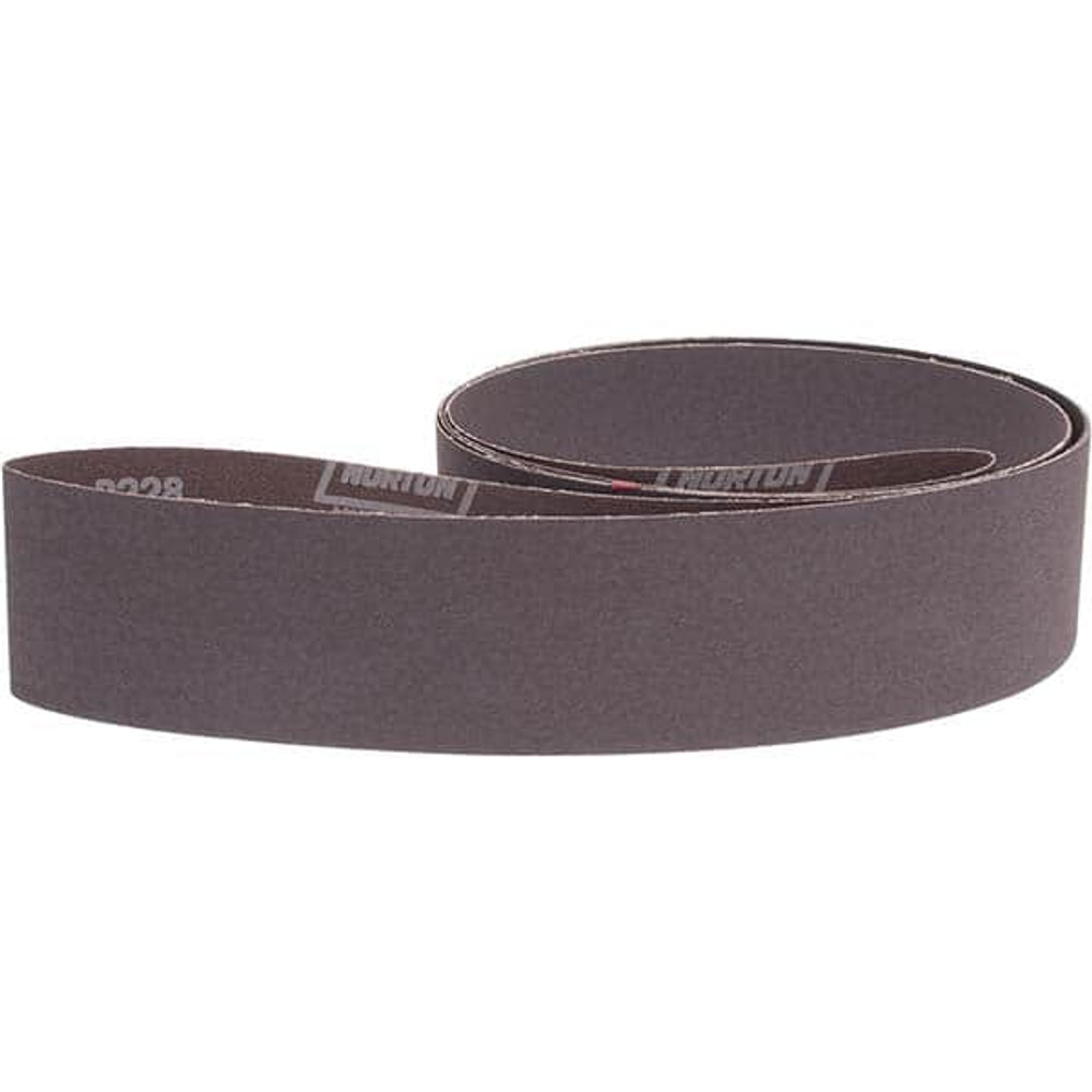 Norton 78072721870 Abrasive Belt:  3" Wide, 132" OAL, 120 Grit, Aluminum Oxide