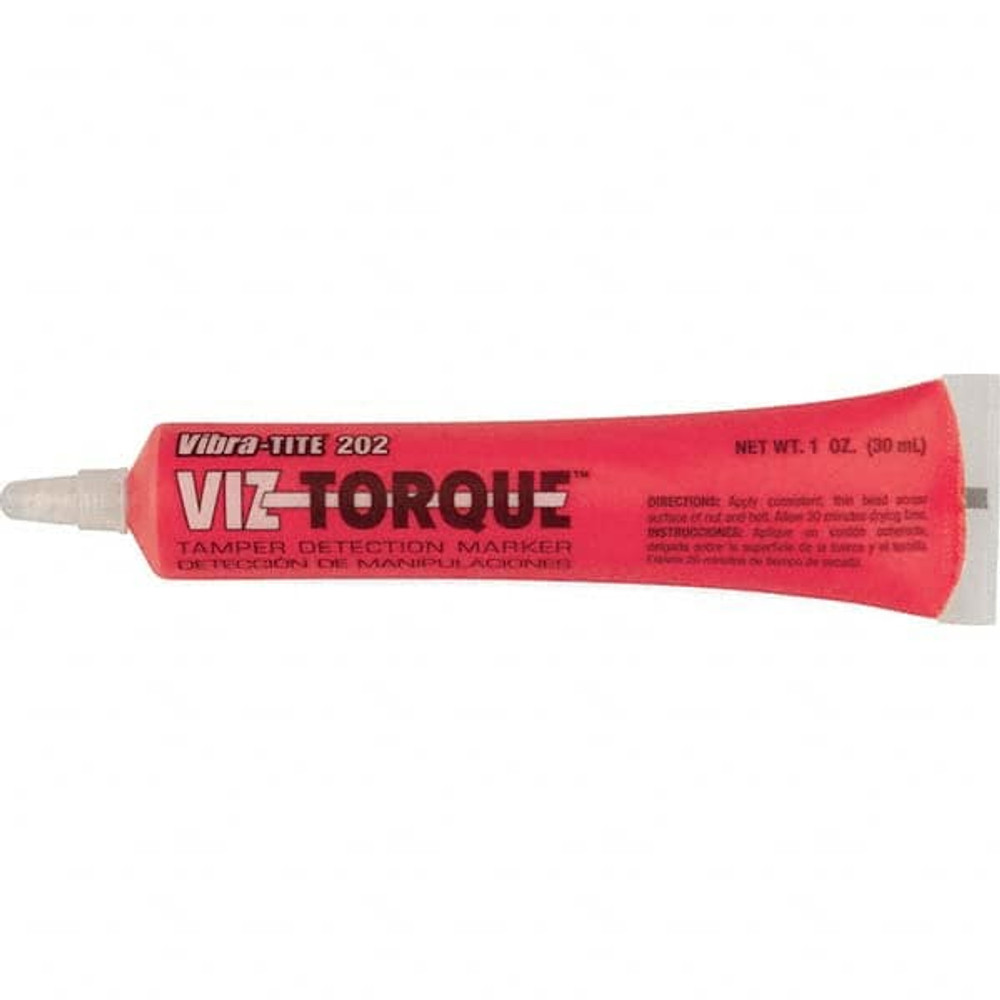 Vibra-Tite. 20241 Visual Vibratory Indicator Marker: Red, Tamperproof, Squeeze Tube Point