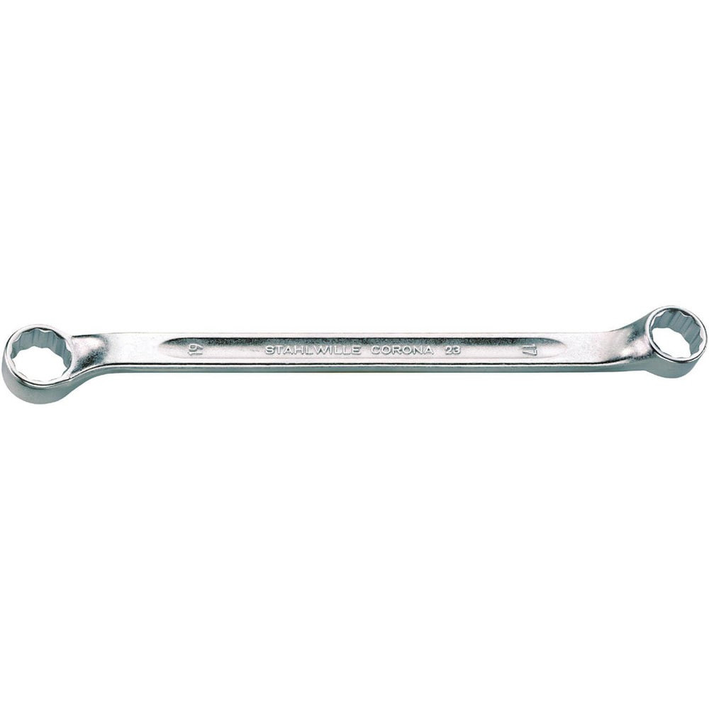 Stahlwille 41071213 Box Wrenches; Wrench Type: Offset Box End Wrench ; Size (mm): 12 x 13 ; Double/Single End: Double ; Wrench Shape: Straight ; Material: Chrome Alloy Steel ; Finish: Chrome