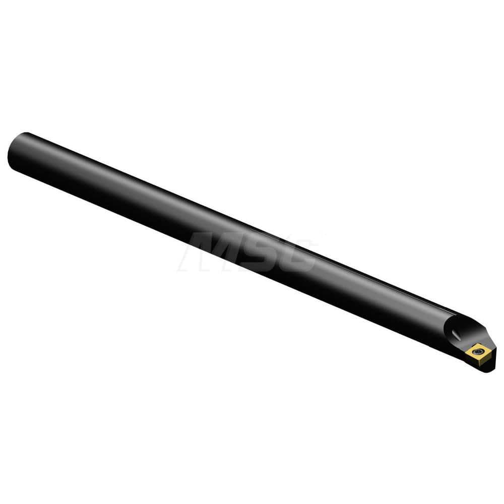 Sandvik Coromant 5853217 Indexable Boring Bar: E08R-SCLCL 2-R, 0.5984" Min Bore Dia, Left Hand Cut, 1/2" Shank Dia, -5 ° Lead Angle, Solid Carbide