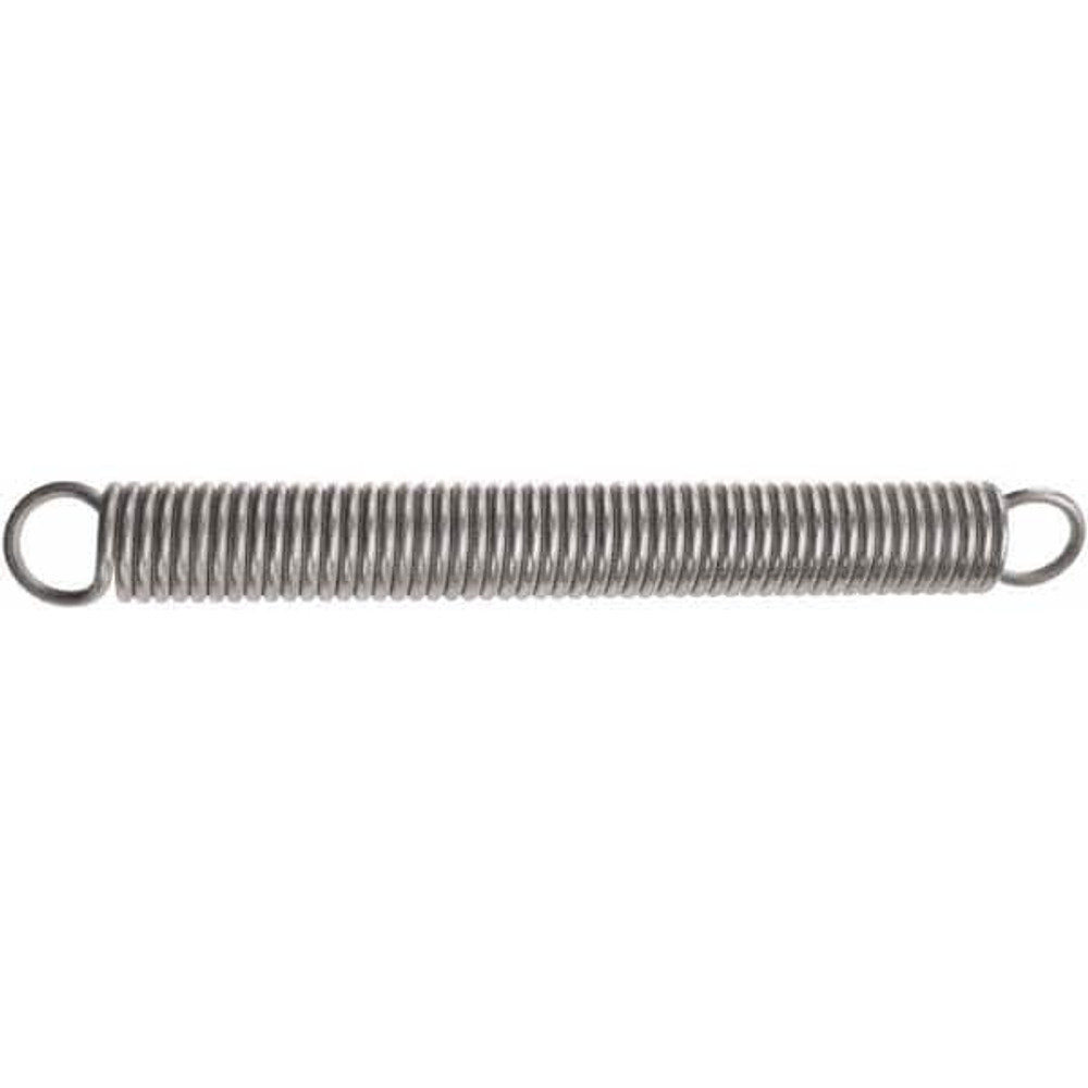 Associated Spring Raymond E07501053000M Extension Spring: 19.05 mm OD, 108.46 mm Extended Length