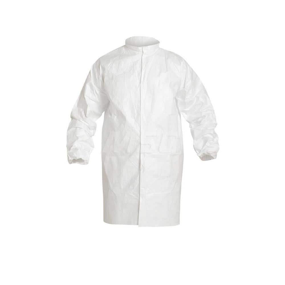 Dupont IC263SWH2X00300 Lab Coat: Size 2X-Large, Tyvek