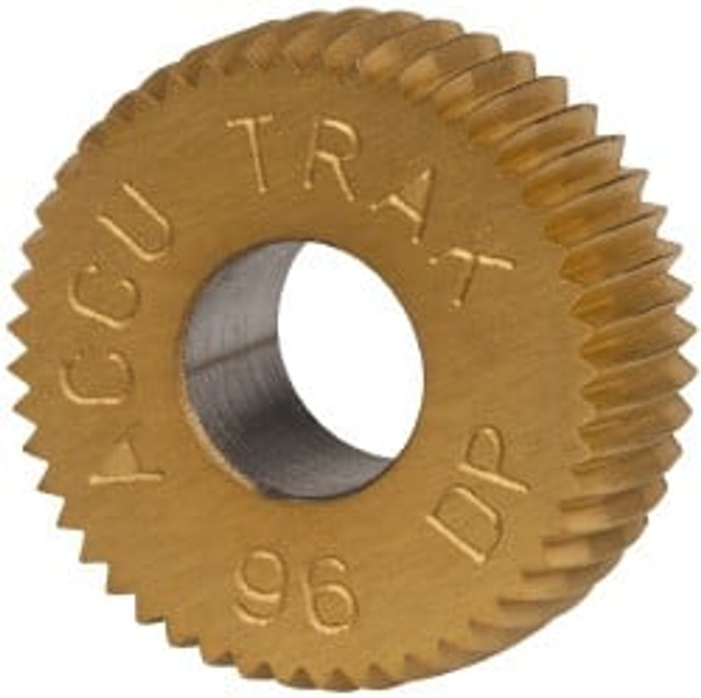 MSC EPSV096 Convex Knurl Wheel: 1/2" Dia, 80 ° Tooth Angle, Straight, Cobalt